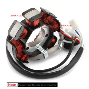 8-Pole Generator Stator Coil For Yamaha YBR125ED 2005-2006 YBR125ESD 2008-2011
