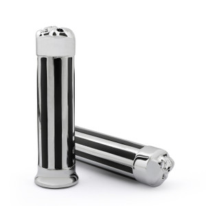Grips Kawasaki Vulcan 800 / 1500 / 1600 / 2000, Chrome Skull En