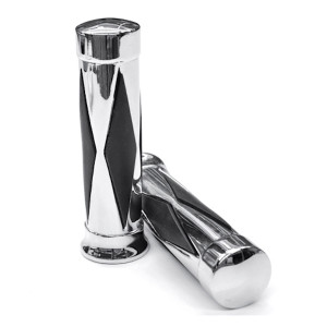 Grips Kawasaki Vulcan 800 / 1500 / 1600 / 2000, Chrome Diamond