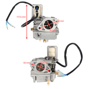 Carburetor Carb fit for Yamaha Outboard 4-stroke F20 6AH-14301-00 6AH-14301-01