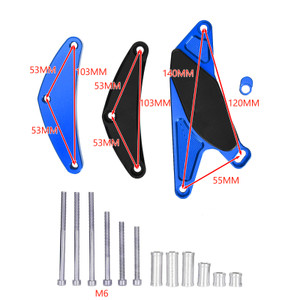Motorcycle Engine Case Stator Cover Guard Slider For Suzuki Gsxr600 750 06-11 Blue