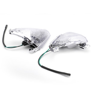 Front Turn Signals Lens For ZX 14R 10R 6R 636 Ninja 650F Clear