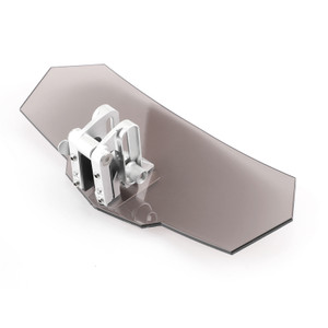 Universal Adjustable Windshield Extension Deflector For Honda Yamaha Smoke