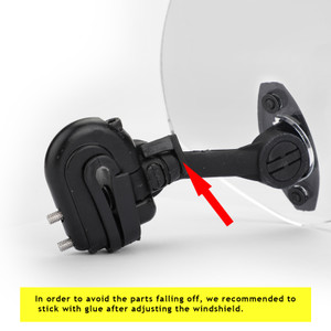 Universal Adjustable Clip On Windshield Extension Spoiler Wind Deflector Clear