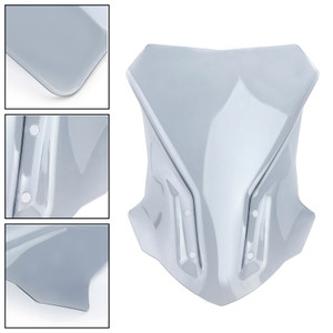 1 piece Motorcycle ABS Windscreen Windshield for BMW G310GS 2017-2018 Gray