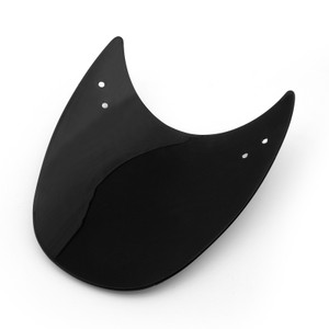 Windscreen Windshield For Kawasaki Suzuki Aprilia Indian Dyna Softail Sportster Black