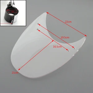 Windscreen Windshield For Kawasaki Suzuki Aprilia Indian Dyna Softail Sportster