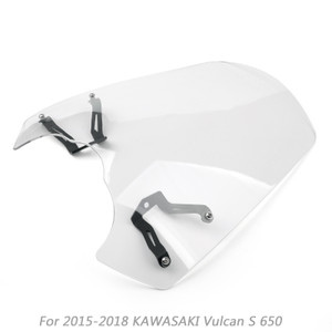 Windscreen Windshield Screen w/Bracket For Kawasaki Vulcan S EN 650 CL 2015-2020