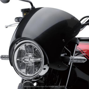 ABS Windscreen Windshield Cafe Racer Wind Protector for Kawasaki Z900RS 2018 BK