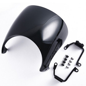 ABS Windscreen Windshield Cafe Racer Wind Protector for Kawasaki Z900RS 2018 BK