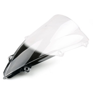 Windshield Windscreen Double Bubble For Yamaha YZF R1 2004-2006 Clear-Black