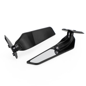 Swivel Wing Fin Rearview Mirrors For Yamaha YZF-R6 2017-2021 YZF-R7 2021-2022