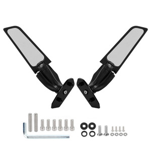 Swivel Wing Fin Rearview Mirrors For Suzuki GSX-R GSXR 1000 L7 - M1 2017 - 2021