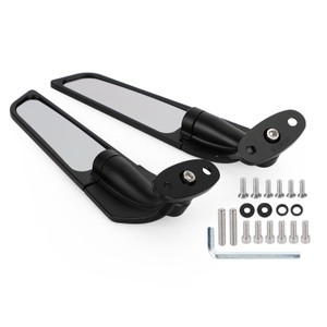 Adjustable Wing Fin Rearview Mirrors For Honda CBR600RR CBR600 F F4 F4i 99-21