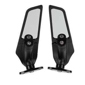 Wing Fin Spoiler Side Rearview Mirrors For Honda CBR1000RR 04-07 CBR600RR 04-12
