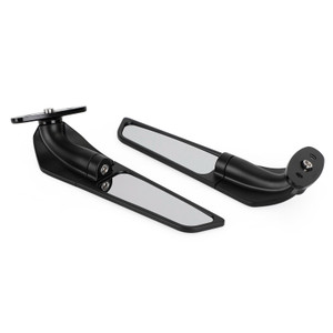 Adjustable Wing Fin Rearview Mirrors For Suzuki GSXR 600/750/1000 2000-2019