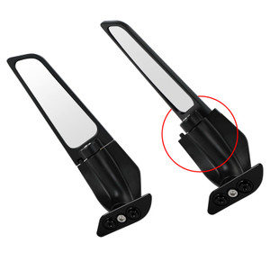 Wing Fin Spoiler Side Rearview Mirrors For Ducati 959 1299 Panigale 2015-2021