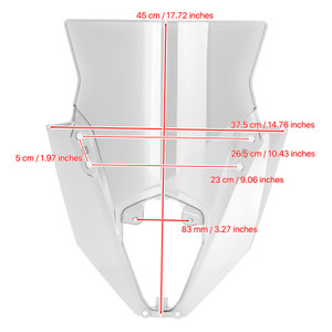 Windshield Windscreen Protector for Kawasaki NINJA 650 ER6F 2020-2022 Clear