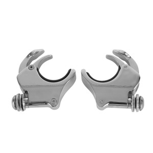 Windshield Fork Clamp Bracket Holder for Dyna Street Bob Wide Glide 2006+