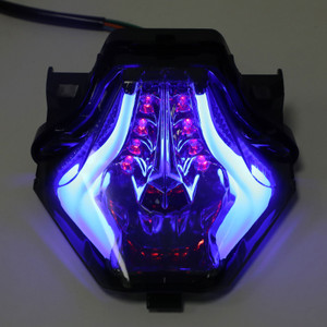 Tail Light Turn Signals Integrated For YAMAHA YZF R25/R3 MT 03/07/25 FZ 07 Blue