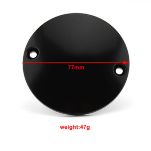 Domed Point Timing Ignition Timer Cover Black For Xl 883 1200 Glide Dyna Fxst