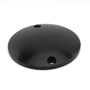 Domed Point Timing Ignition Timer Cover Black For Xl 883 1200 Glide Dyna Fxst