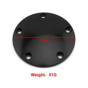 Domed Point Timing Ignition Timer Cover Black For Fltr Electra Glide Dyna Fxst