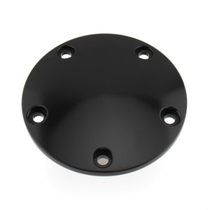Domed Point Timing Ignition Timer Cover Black For Fltr Electra Glide Dyna Fxst