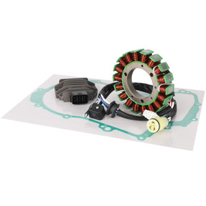 Magneto Stator+Voltage Rectifier+Gasket For Yamaha Big Bear 400 YFM400 02-12
