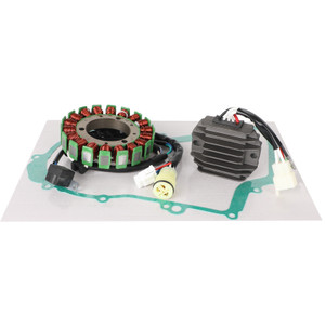 Magneto Stator+Voltage Rectifier+Gasket For Yamaha Big Bear 400 YFM400 00-01