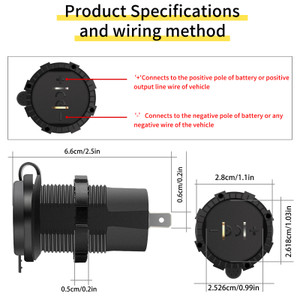 60W Qc4.0 Phone Charge Bracket Extension Bracket Black C For Motocycle Motorbike