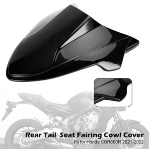 Rear Tail Seat Fairing Cowl Cover for Honda CB650R CBR650R 2021-2022 Black