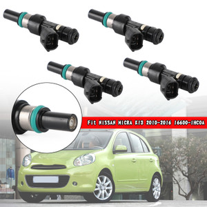 4PCS Fuel Injectors FBY11H0 FBY1010 Fit NISSAN MICRA K13 2010-2016 16600-1HC0A