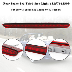 Rear 3rd Third Stop Light 63257162309 For BMW 3-Series E93 Cabrio 07-13 Facelift