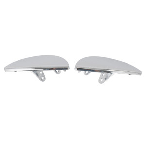 Chrome Left+ Right Headlight Washer Cover 61672752559/60 For Mini Cooper 08-2014