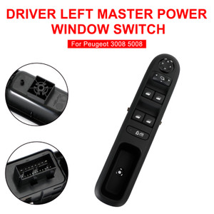 Driver Left Master Power Window Switch For Peugeot 3008 5008 96650621ZD