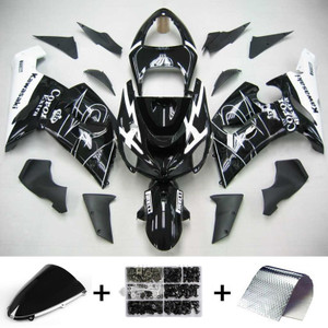 Injection Fairing Kit Bodywork Plastic ABS fit For Kawasaki ZX6R 636 2005-2006 #106