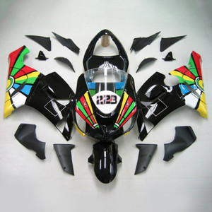 Injection Fairing Kit Bodywork Plastic ABS fit For Kawasaki ZX6R 636 2005-2006