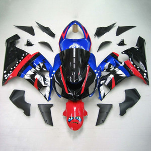 Injection Fairing Kit Bodywork Plastic ABS fit For Kawasaki ZX6R 636 2005-2006