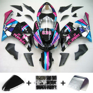 Injection Fairing Kit Bodywork Plastic ABS fit For Kawasaki ZX6R 636 2005-2006 #116