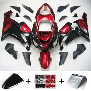 Injection Fairing Kit Bodywork Plastic ABS fit For Kawasaki ZX6R 636 2005-2006 #117