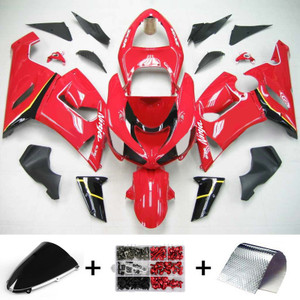 Injection Fairing Kit Bodywork Plastic ABS fit For Kawasaki ZX6R 636 2005-2006 #136