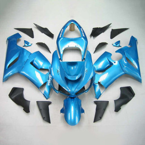 Injection Fairing Kit Bodywork Plastic ABS fit For Kawasaki ZX6R 636 2005-2006 #139