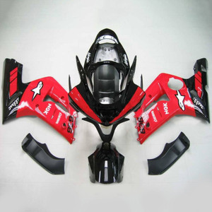 Injection Fairing Kit Bodywork Plastic ABS fit For Kawasaki ZX6R 636 2003-2004 #114