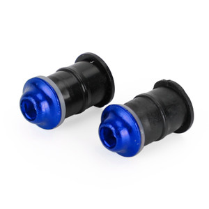 Motorcycle Wind Screen Shield Alu M5x16mm Screw Bolt Washers kit Blue 10 Pack