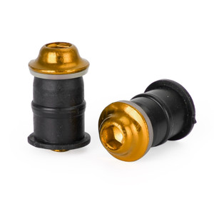 Motorcycle Wind Screen Shield Alu M5x16mm Screw Bolt Washers kit Gold 10 Pack