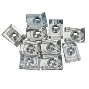 10x Fairing Clips M6 6mm Bodywork Panel Spire Clip Motorcycle Speed Clips U Nut