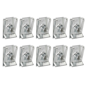 10x Fairing Clips M6 6mm Bodywork Panel Spire Clip Motorcycle Speed Clips U Nut