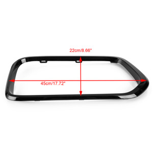 Gloss Black Front Bumper Grill Frame Cover Trim Fit BMW X2 Series F39 2018-2023