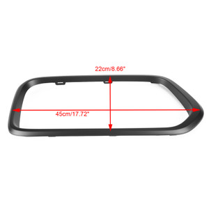 Matt Blcak Front Bumper Grill Frame Cover Trim Fit BMW X2 Series F39 2018-2023
